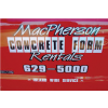 macpherson concrete form rentals